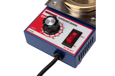 Паяльная ванна REXANT, модель R50, 150 Вт, ø 50 мм, 200-480 °C