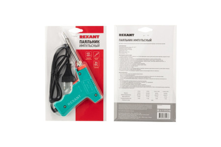 Паяльник-пистолет двухрежимный с керам. нагревателем, серия МАСТЕР, 30/130Вт, 230В REXANT